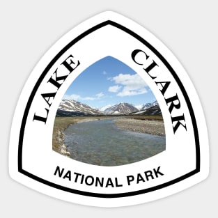 Lake Clark National Park and Preserve shield Sticker